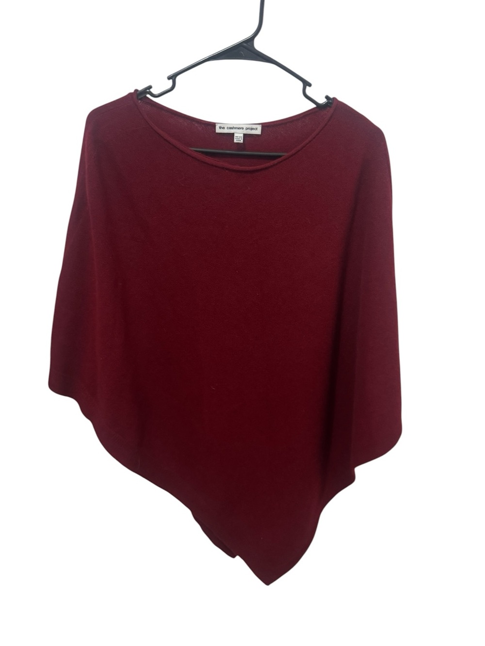 The Cashmere Project Burgundy Poncho One Size